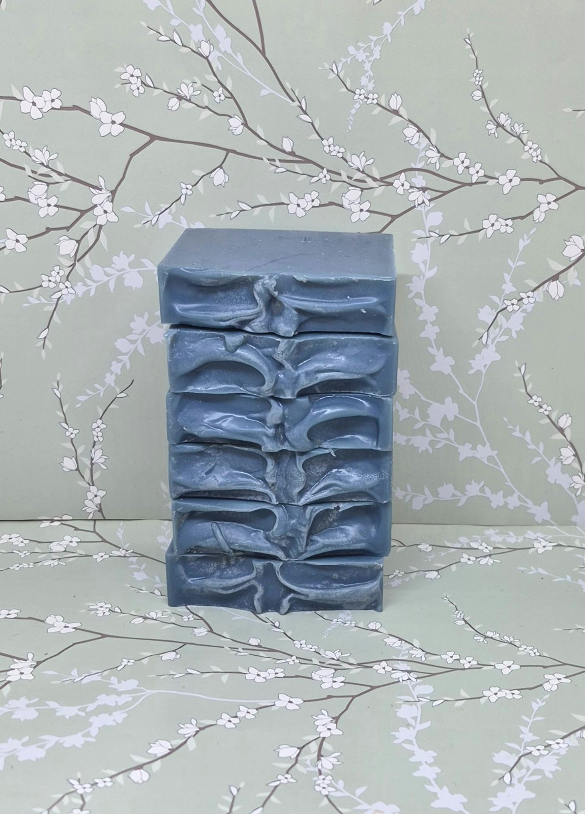 6 Handmade Fresh Picked Blueberry Soap Bars Large Bars 4-5oz each