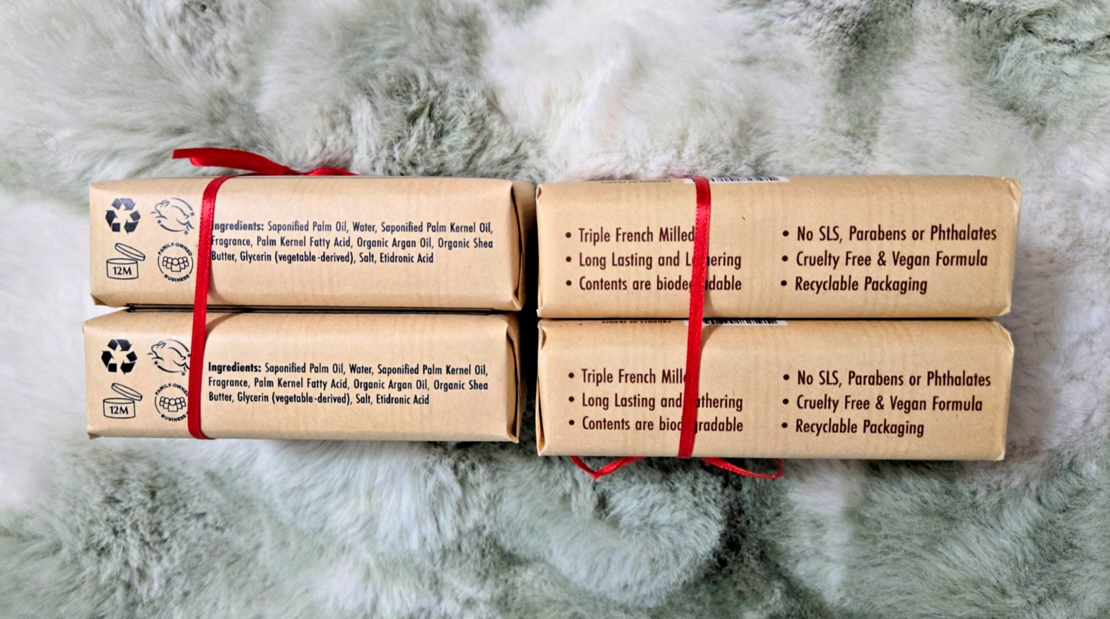 A La Maison de Provence French Bar Soap 2‑Pack Sweet Almond or Oat Milk NEW