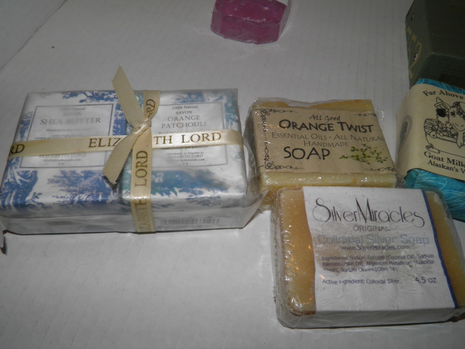 Handmade Bar Soap Lot of 9 Honeysuckle Jasmin Orange Patchouli Various NEW