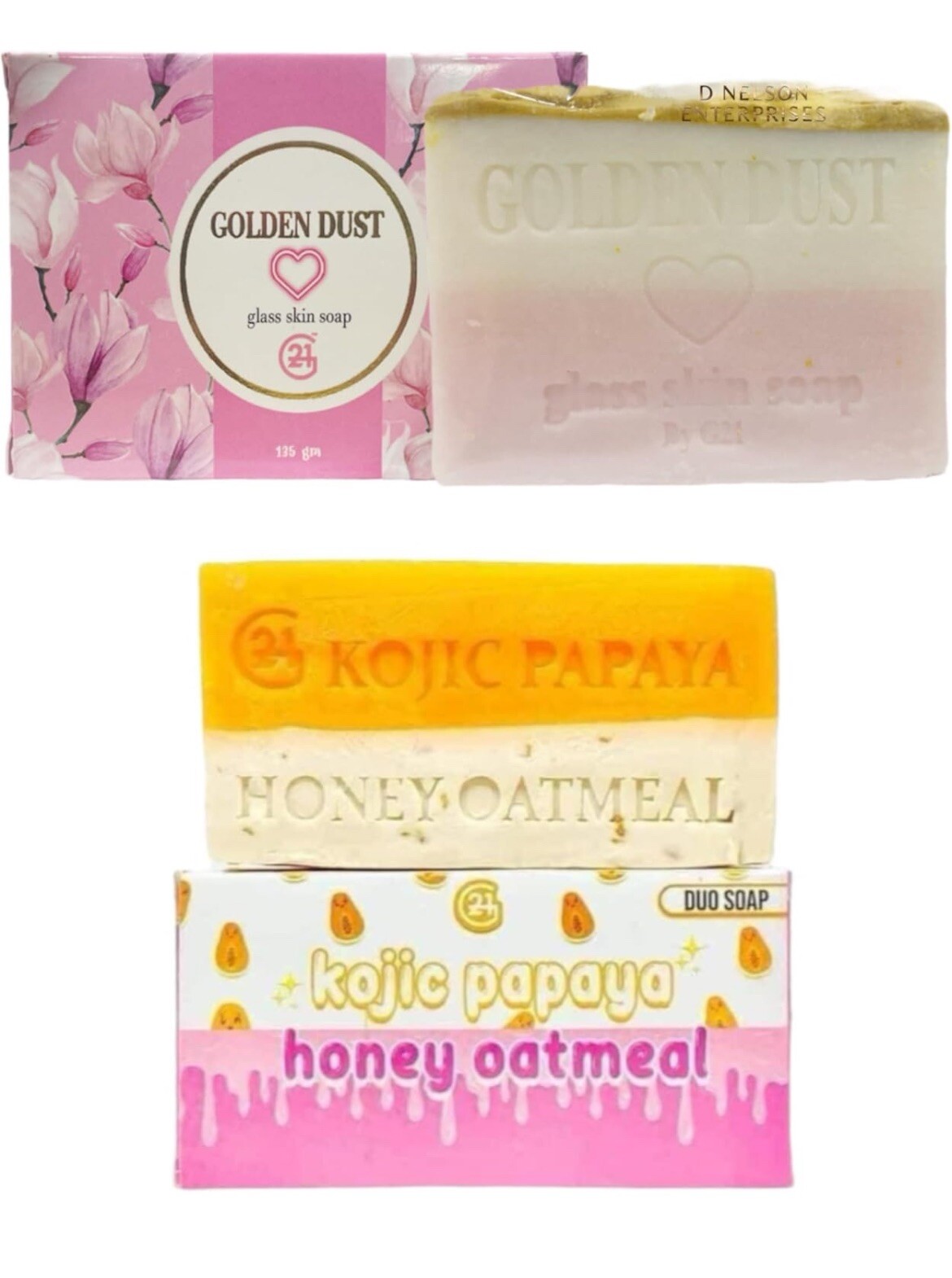 Golden Dust Glass Skin Soap & Duo Soap by G21 Philippines