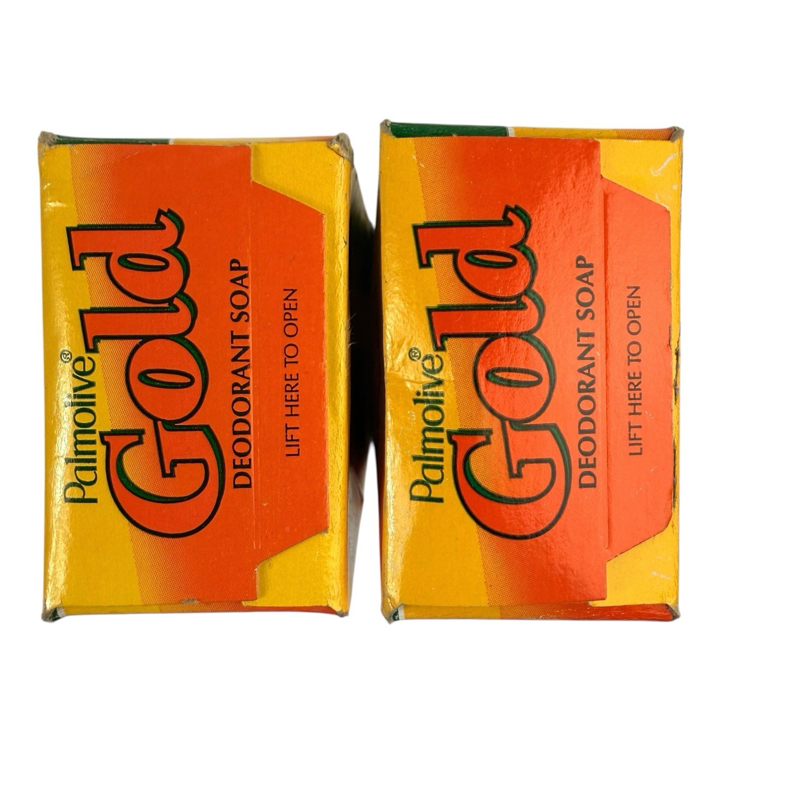 Vintage Palmolive Gold Deodorant Soap Bars 4.5 oz Each 2 Pack Movie Prop New