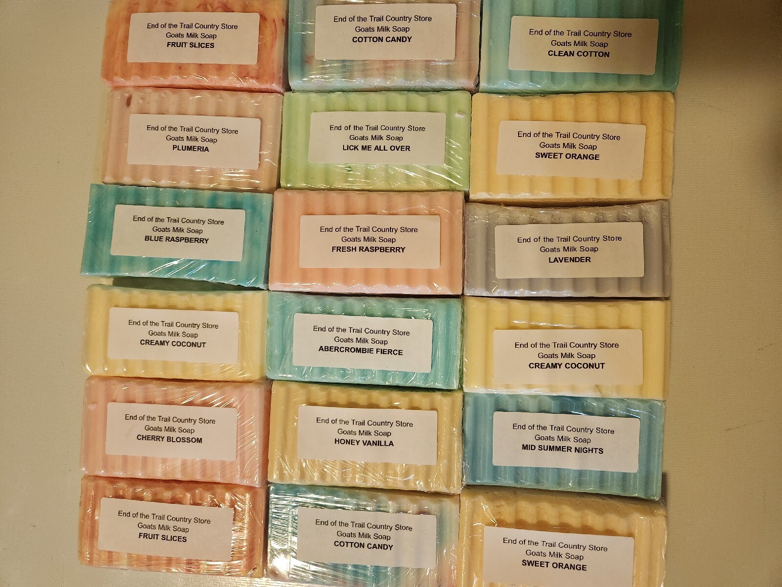 HOMEMADE/Handmade GOATS MILK SOAP Over 50 scents To Choose From
