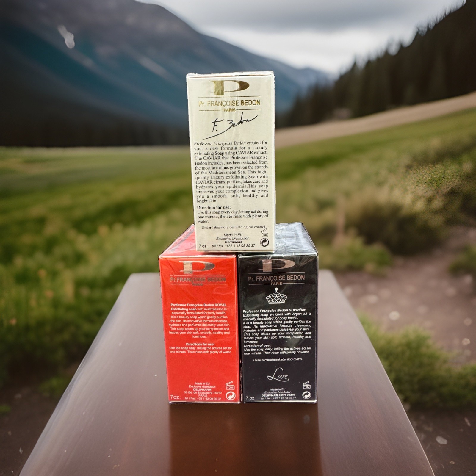 [Pack Of 3] Pr. Francoise Bedon Luxe Soap: Royal Supreme Caviar, 200g Each