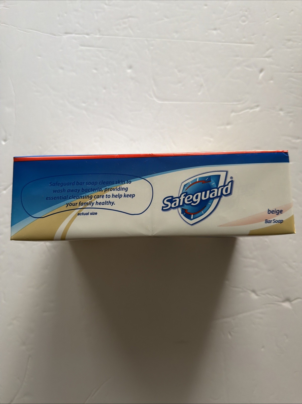 Safeguard Bar Soap Beige 8 Bars 4 Oz Each Deodorant Antibacterial Soap