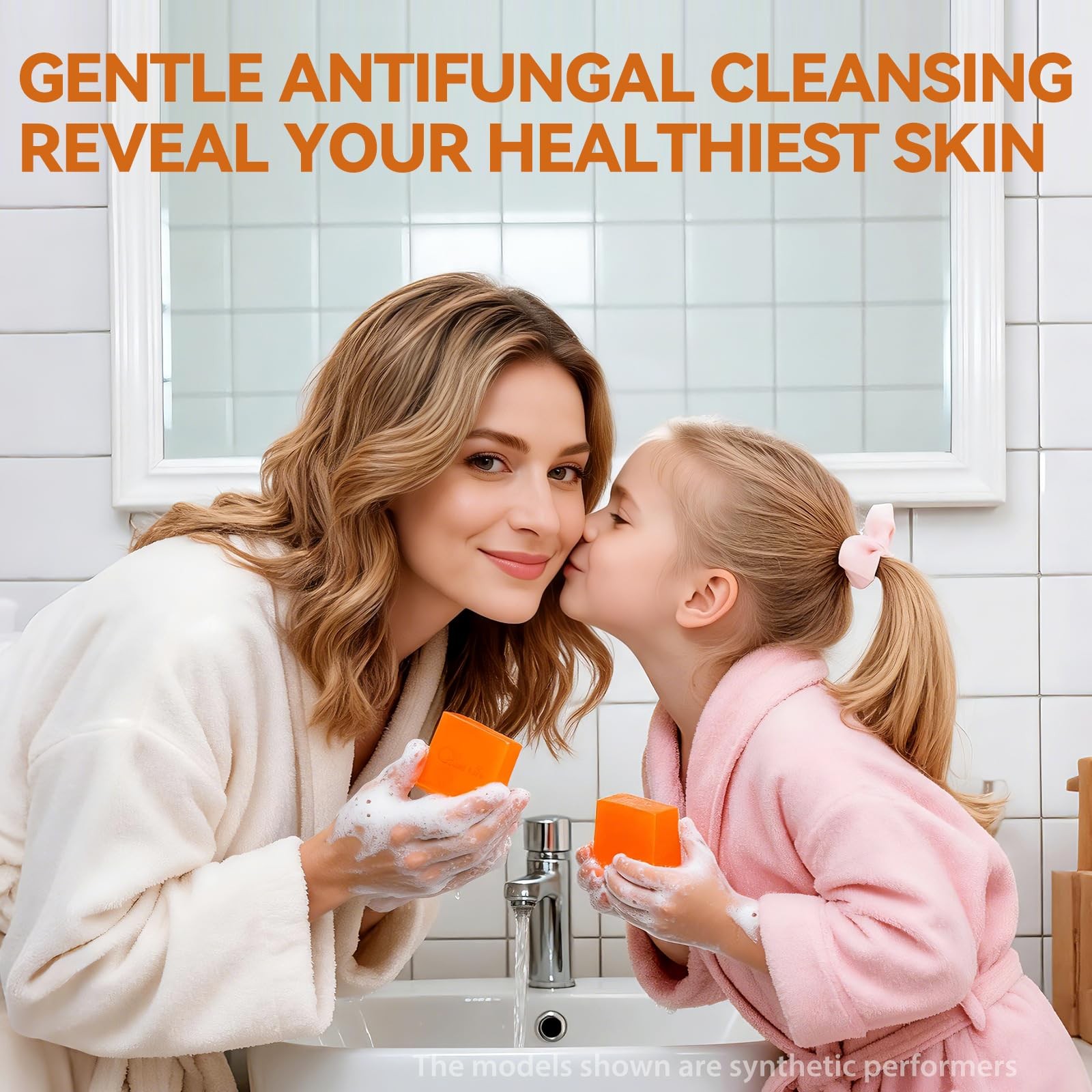 QualiLife Antifungal Soap Bar with 1% Tolnaftate – 3.88 Ounce (Pack of 3)
