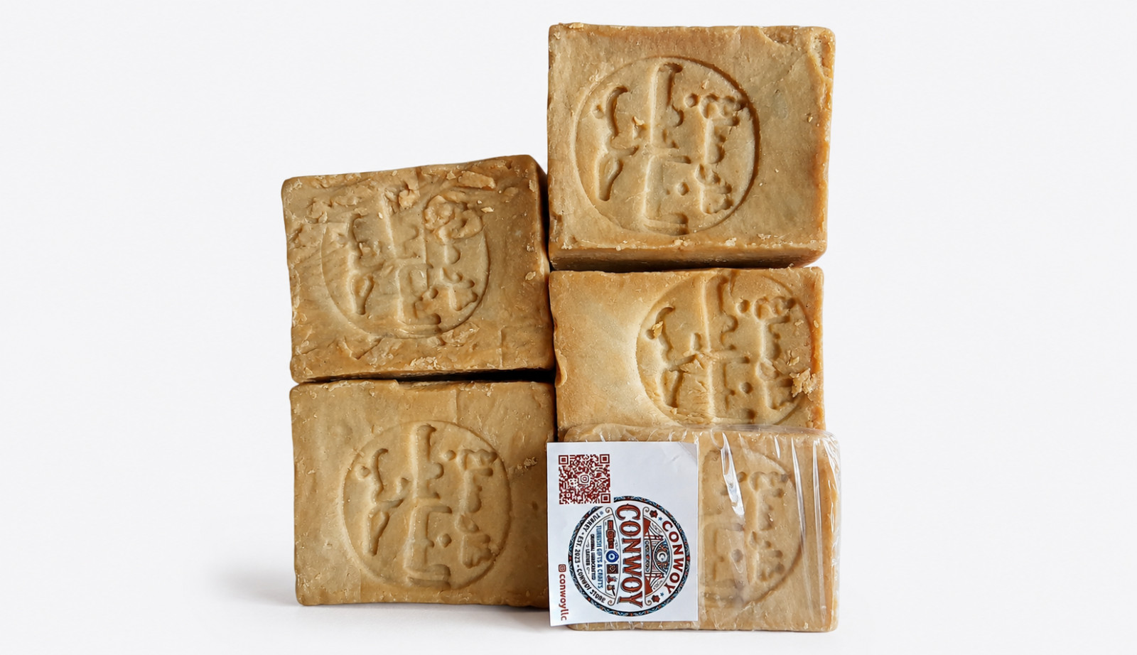 Authentic Aleppo-Soap Bundle Olive Oil Laurel Berry Without Sodium Hydroxide