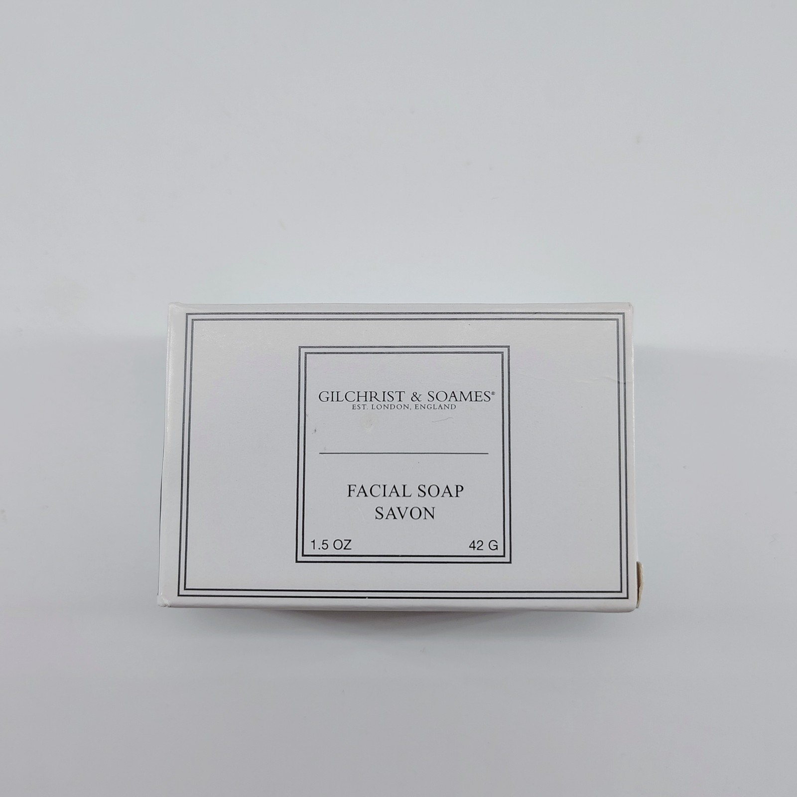 Gilchrist & Soames Facial Soap Bar 1.5 oz / 42g Made in Mexico White Scented