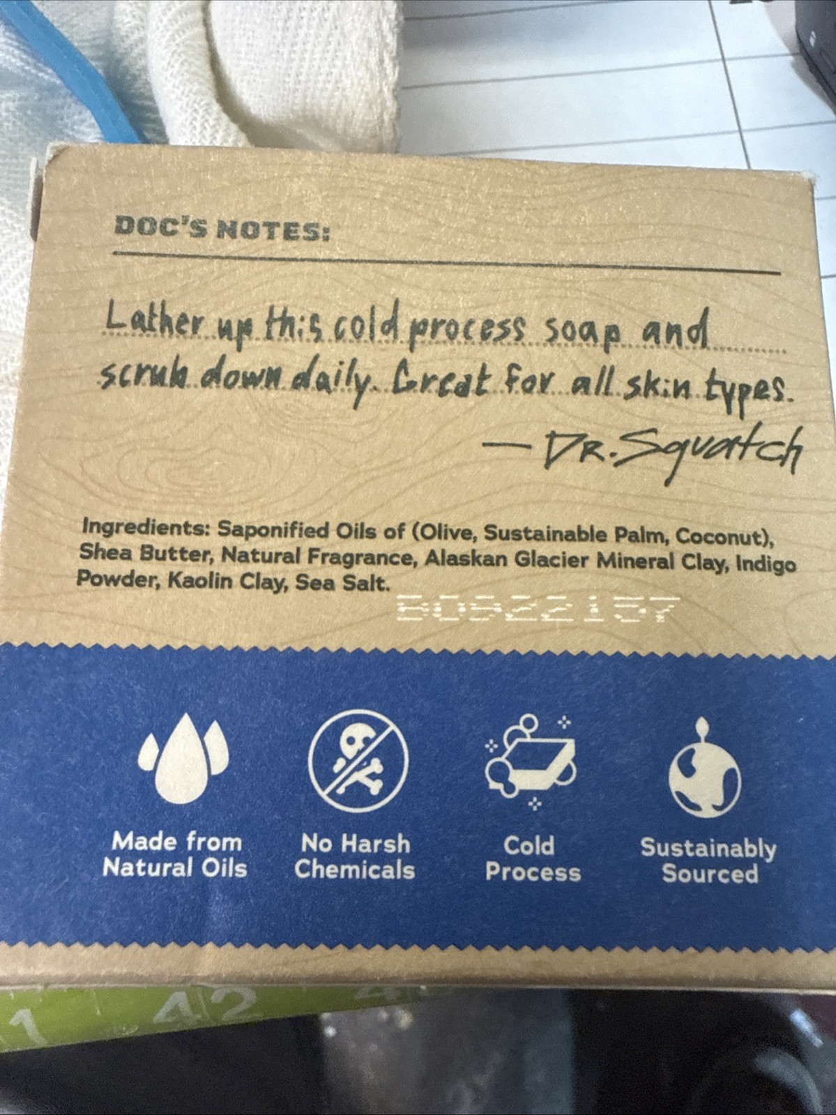 Dr. Squatch 5 oz. Fresh Falls Bar Soap BIN S