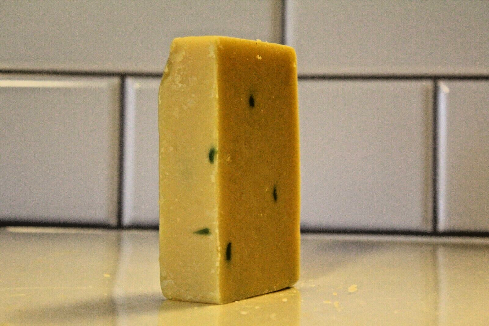 Handmade Tangerine Grapefruit Cold Processed Soap Bar -Free Shipping