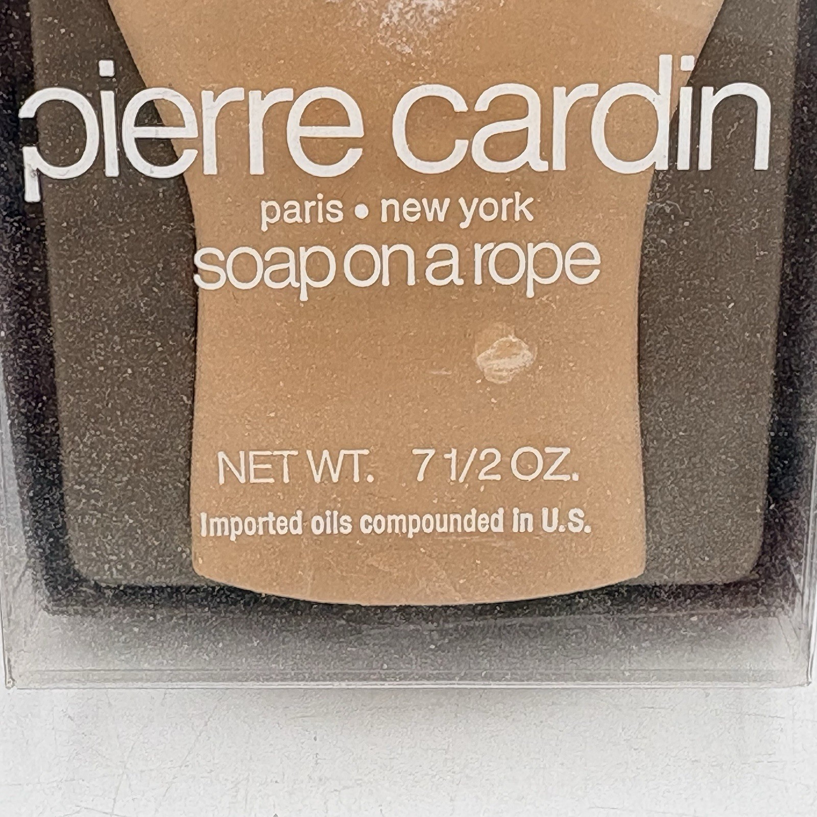 VTG NIB Pierre Cardin Fragrance Soap on Rope 7.5 Oz