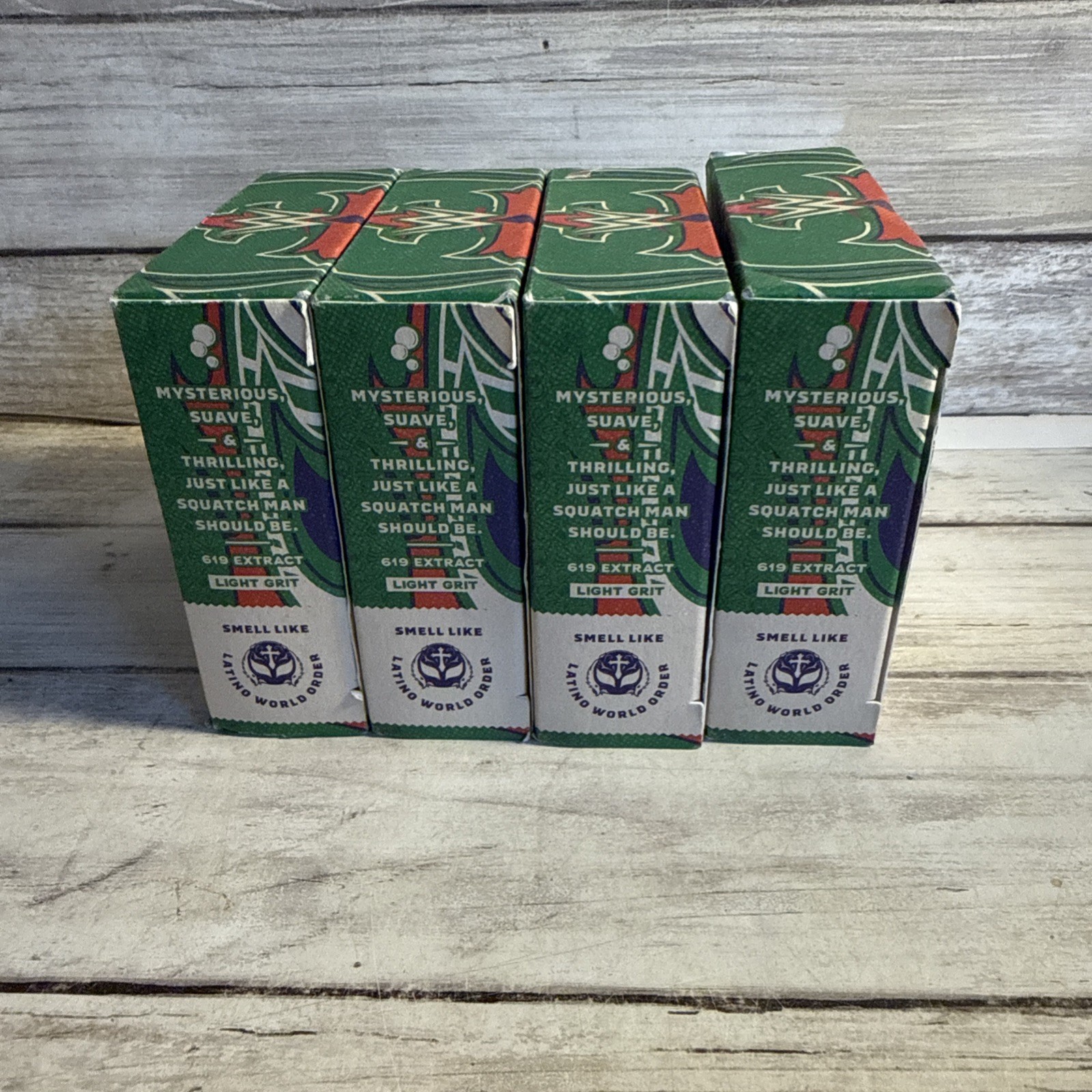 Lot Of 4 Dr. Squatch Limited Edition Mysterio Magic Natural Soap Light Grit