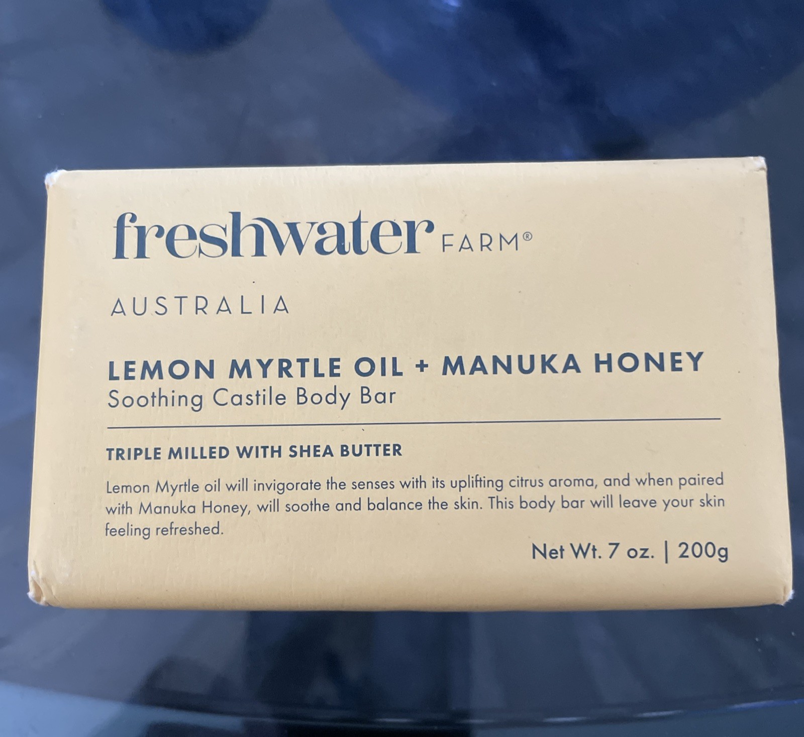 Lemon Myrtle Oil + Manuka Honey Body Bar