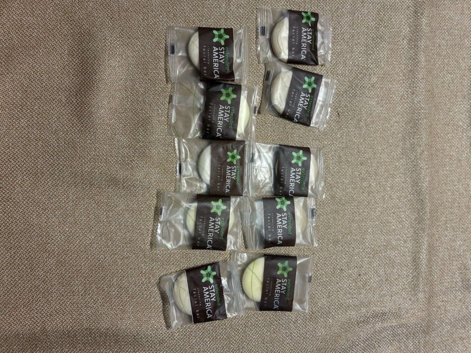 Extended Stay Hotel White Tea Cleansing Bar Soap .6 Oz – Travel Hotel-Lot of 10