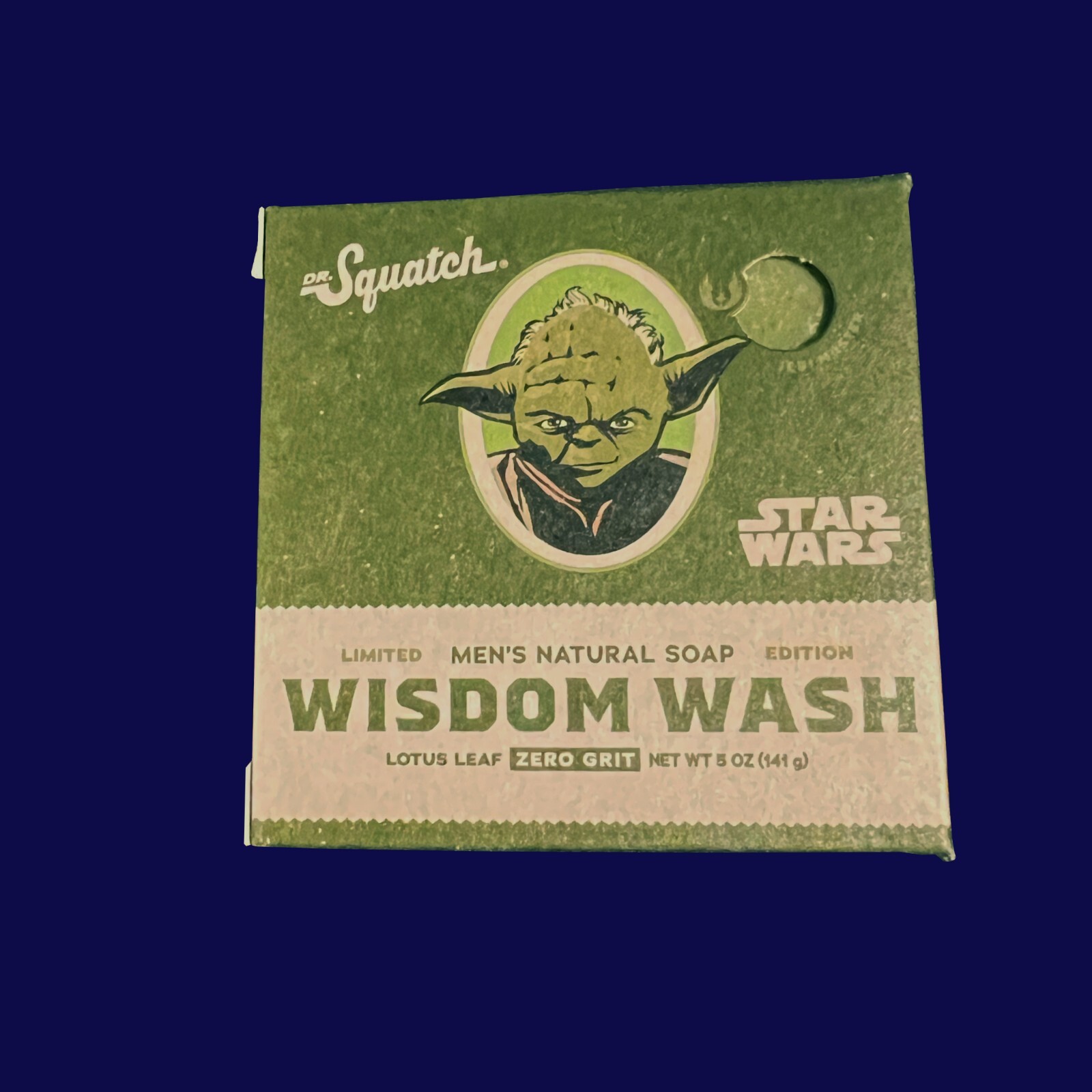 DR Squatch Wisdom Wash Soap Limited Edition Lotus Leaf Zero Grit
