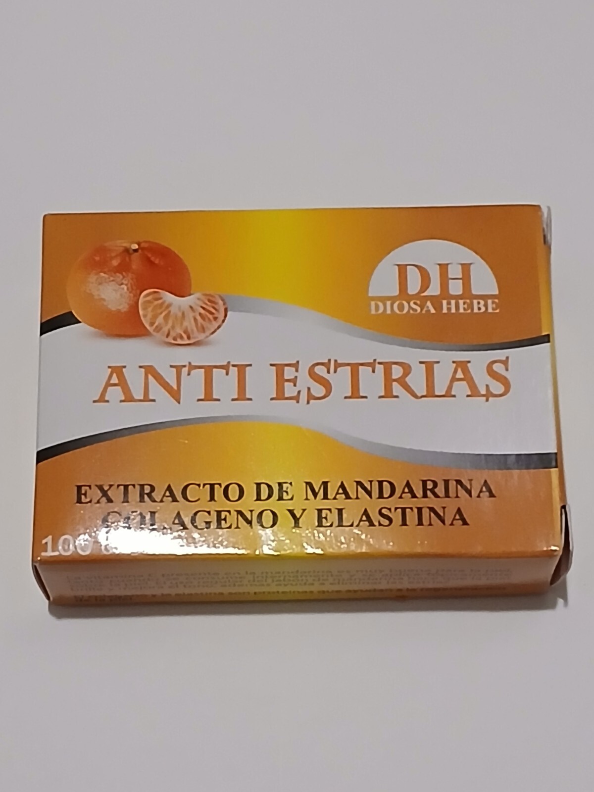 DH Jabon ANTI Estrias Extracto De Mandarina Colageno Y Elastina 100g