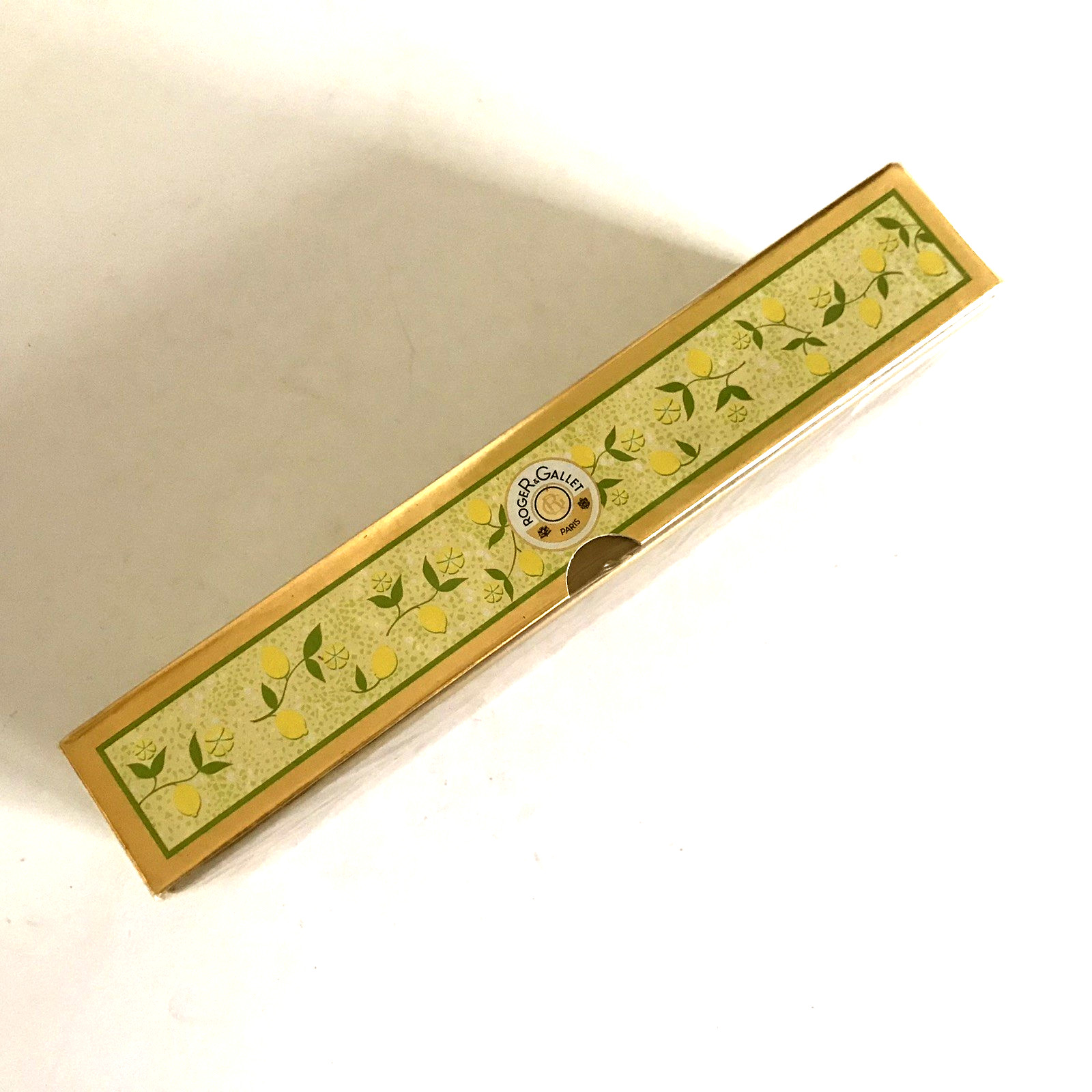 Roger & Gallet PARIS Perfumed Soap Cédrat Citron Set of 3 X3.5oz SEALED NIB