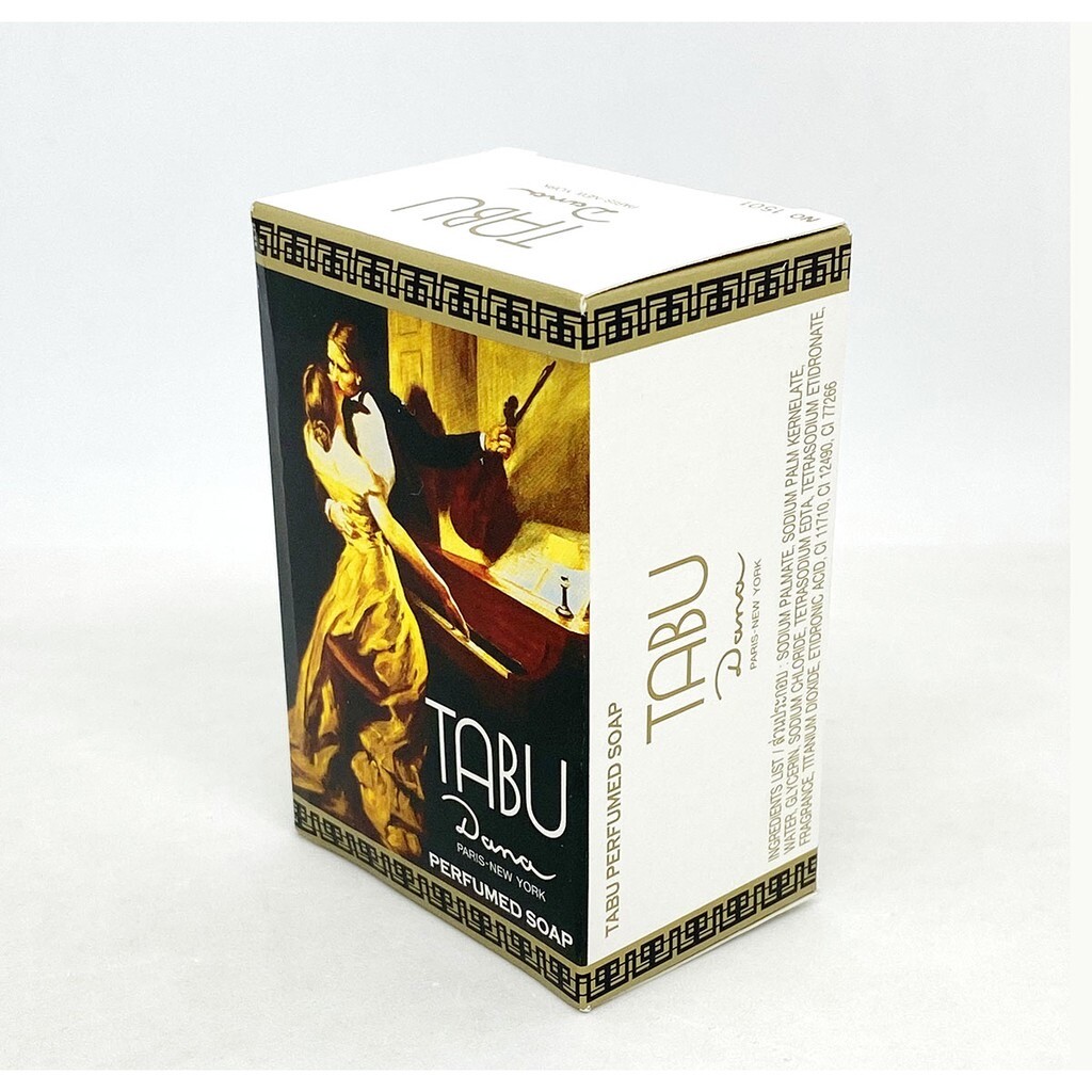 3 X Tabu Body Perfumed Soap Fresh Scent Long-Lasting Nourish Skin 90g