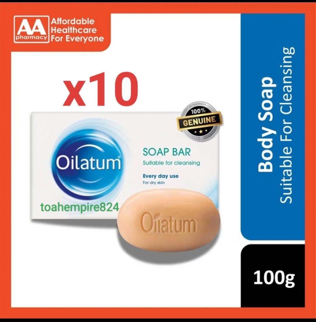 10 Boxes OILATUM Bar SOAP For Dry Skin 100g Gently Cleanses Moisturizes