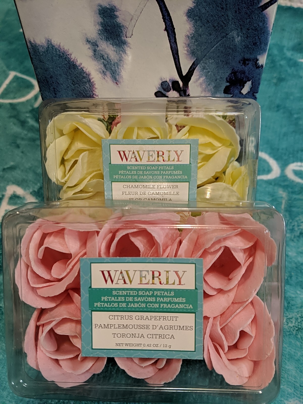 Waverly Scented Soap Petals Citrus Grapefruit & Chamomile Flower Soap Flowers