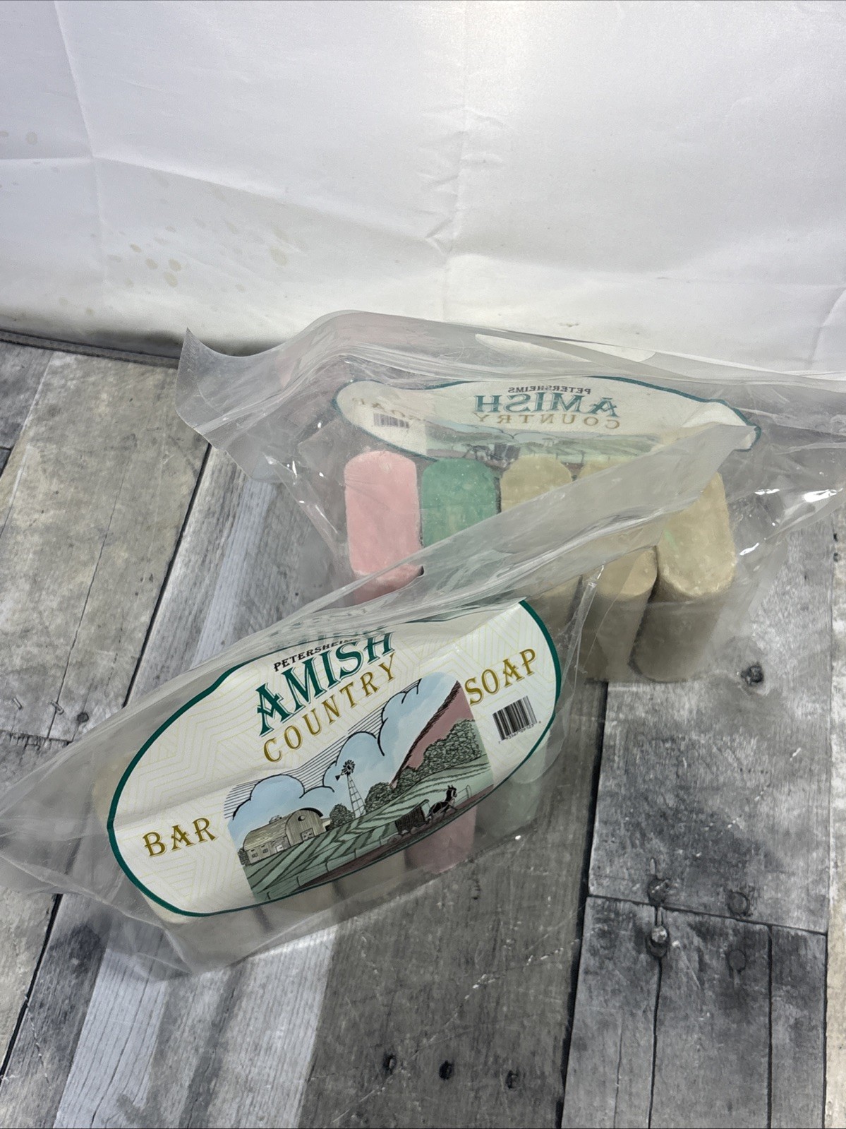 Amish Country Natural Bar Soap (10 Bars) – 2 Bag Double Deal – VEGAN USA TN MADE