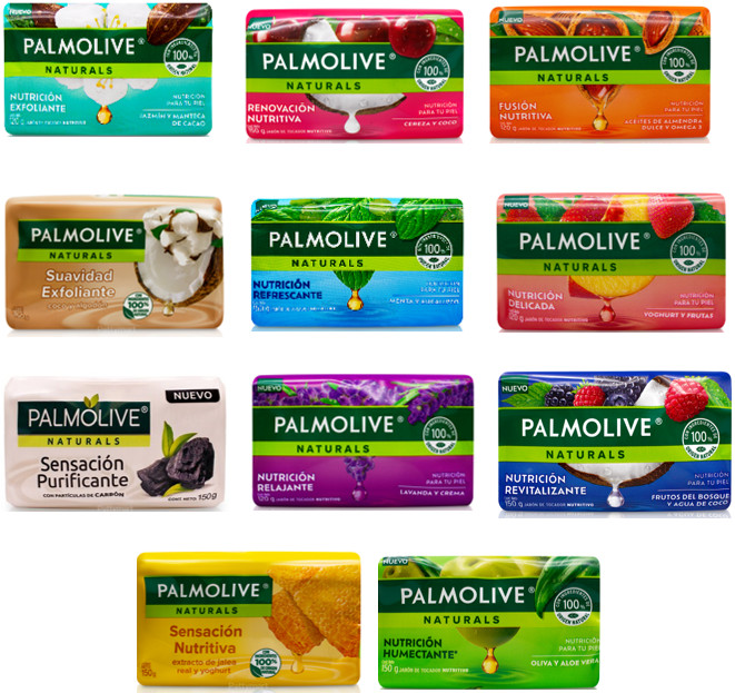 6 Units – Palmolive – Soap Bars 120 gr – Pick Scent