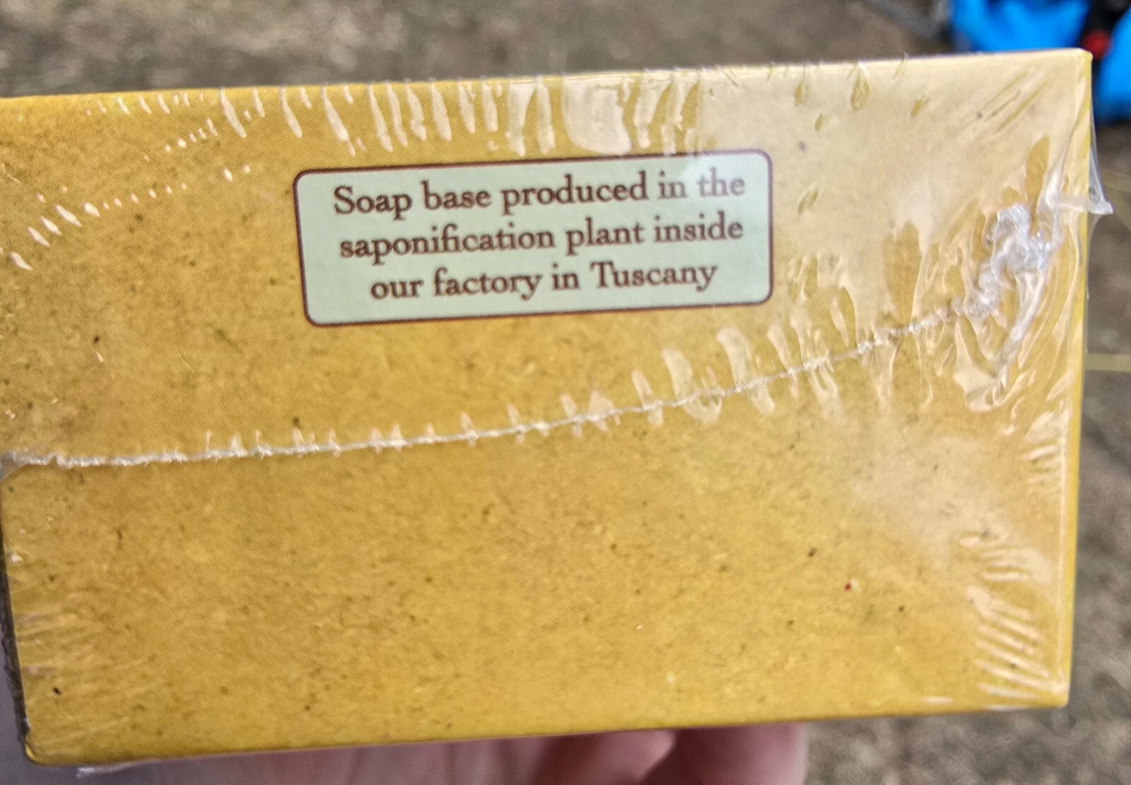 La Saponeria Firenze Pumpkin & Cinnamon Scented Soap 10.5oz Bar New Sealed