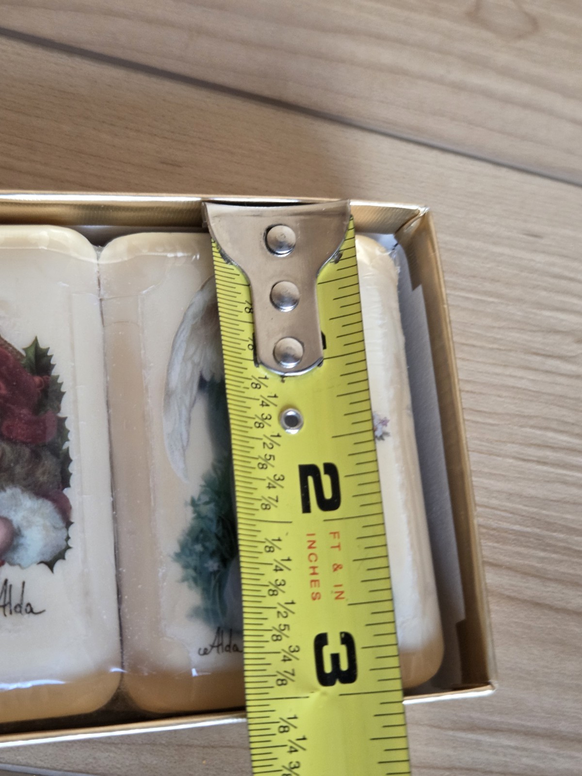 Vintage Santa Girl Angel Images Forever Soap 4 Sealed French Milled