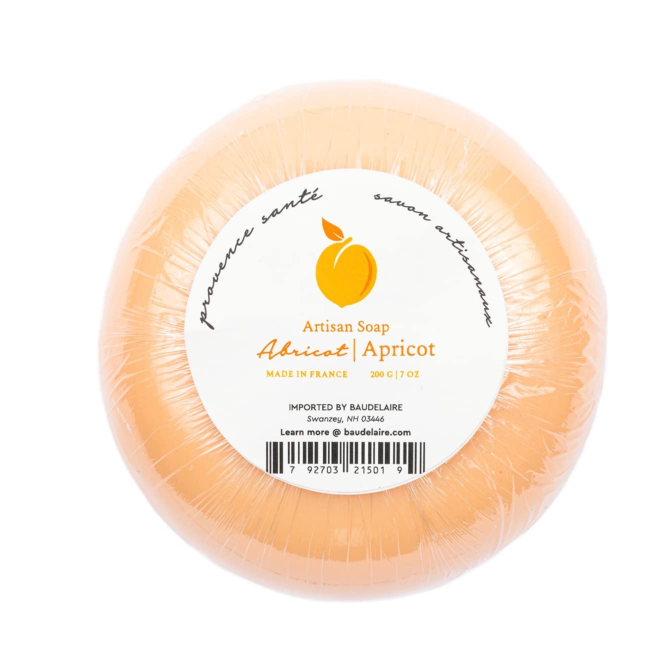 Provence Sante Apricot Bar Soap, 7 oz