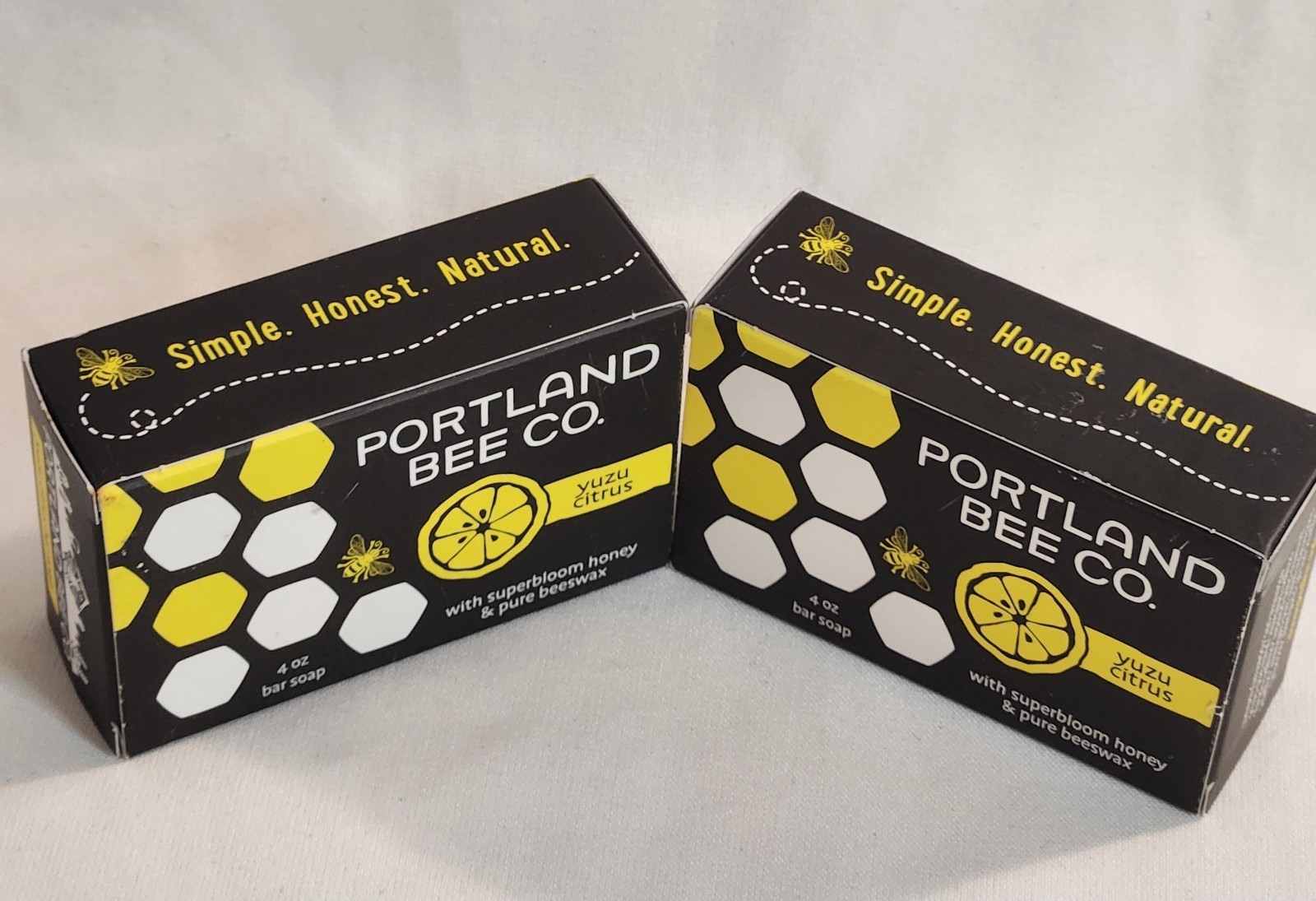 2 Bar Portland Bee Co All Natural Beeswax and Super Bloom Honey Bar Soap – Yuzu