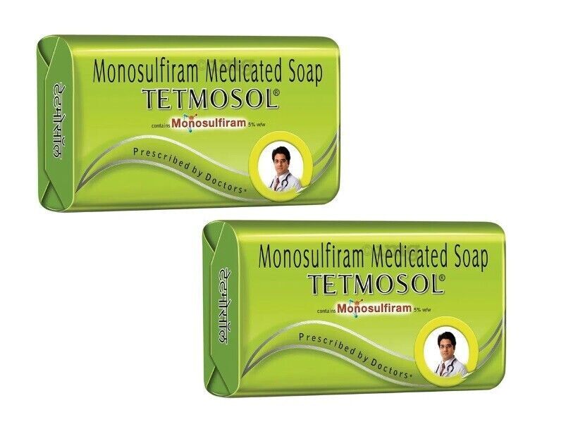 2 x Tetmosol Soap 100gm Each for Itching, Skin Irritation, Inflammation, Rashes