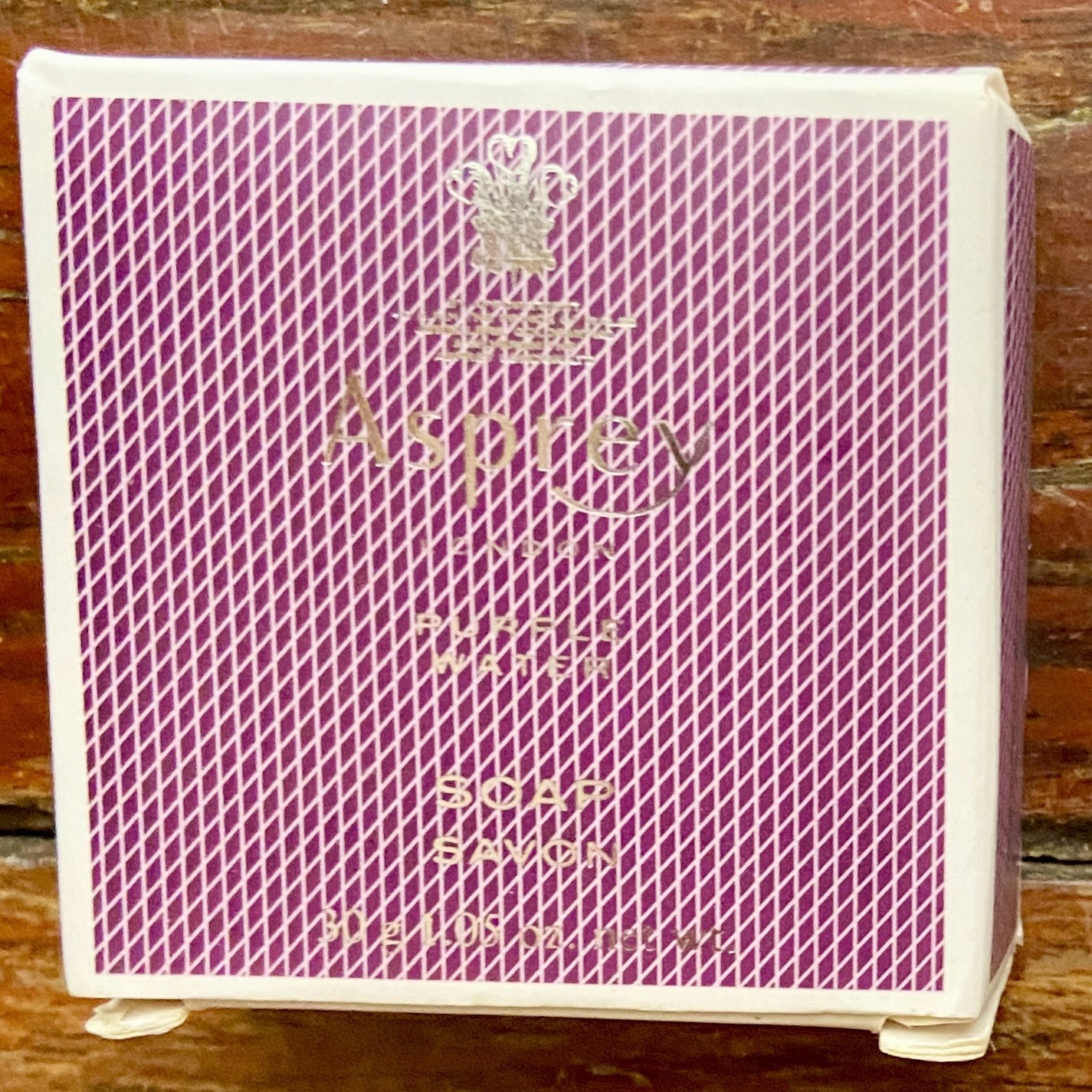 1 Balmain Paris Travel Soap & 1 Asprey Purple Water Travel Soap NEW
