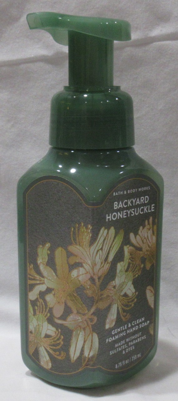 Bath & Body Works Gentle & Clean Foaming Hand Soap Set of 2 BACKYARD HONEYSUCKLE