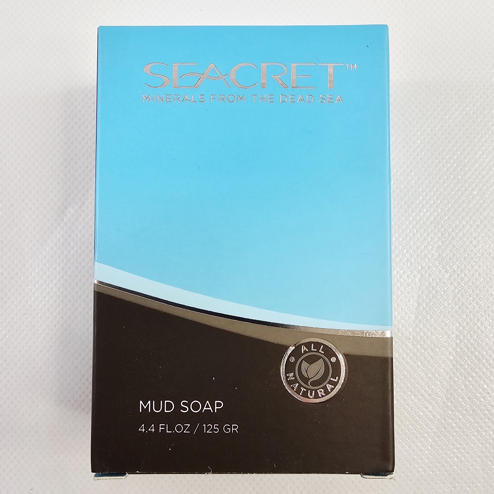 Seacret Minerals Dead Sea Mineral Rich Mud Soap 4.4oz Bar New Sealed In Box