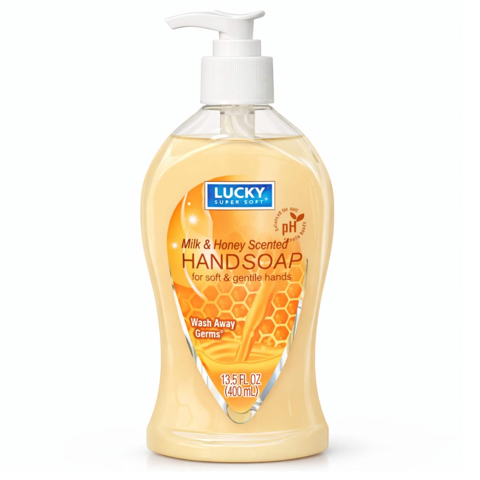 13.5 oz Milk & Honey Hand Soap – Gentle Moisturizing Antibacterial Wash