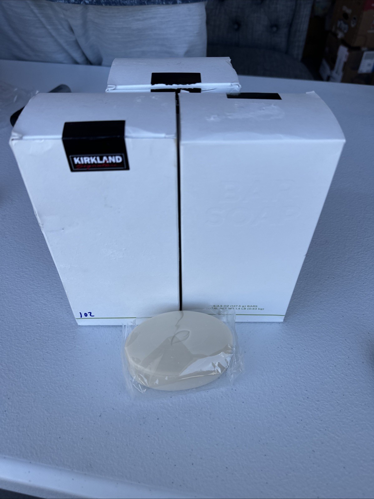 15 PACK – Kirkland Signature Bar Soap Moisturizing w/ 5% Shea Butter 4.5oz