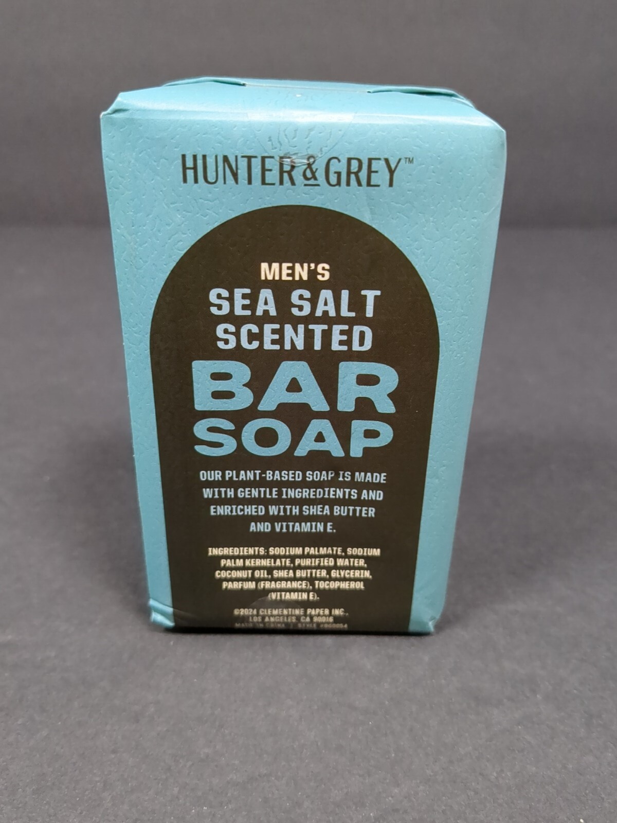 HUNTER & GREY~Men’s REFRESHING RAINFOREST Lightly Scented Bar Soap 10.58 oz