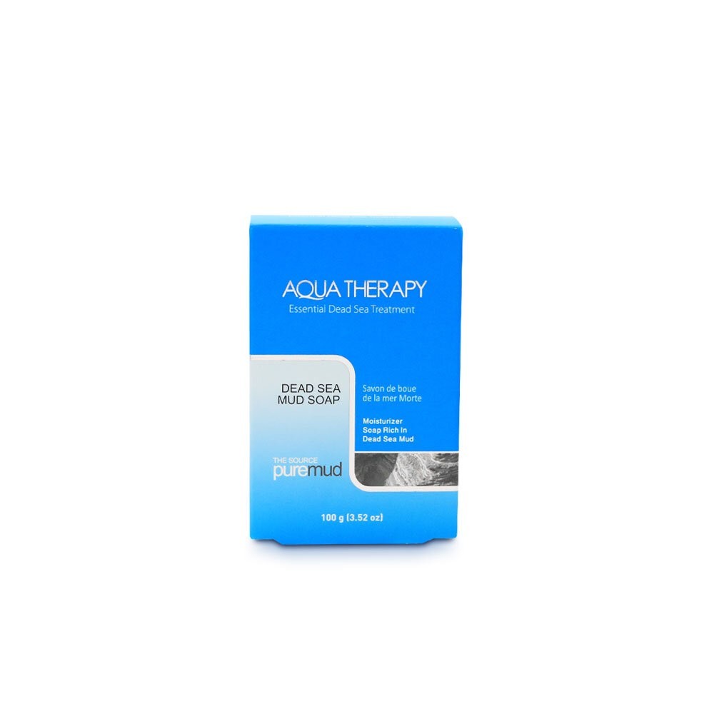 Aqua Therapy Dead Sea Mud Soap 100g – Natural Mineral Bar for Deep Cleansing…
