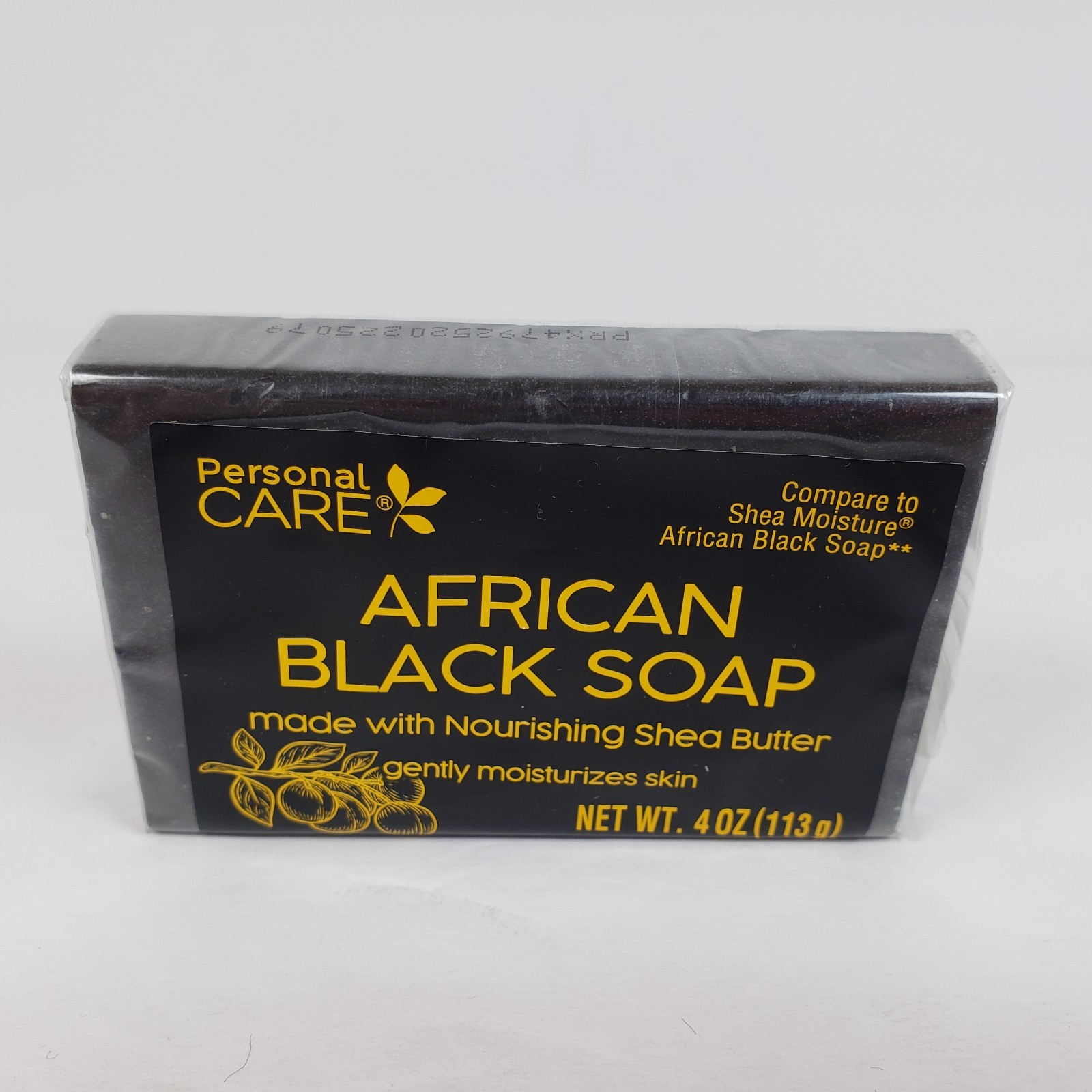 Personal Care African Black Soap Gently Moisturizes Skin Shea Butter Bar 4oz