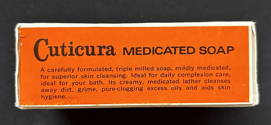 Vtg Cuticura Soap Origional Formula Medicated Soap Removes Acne Antibacterial
