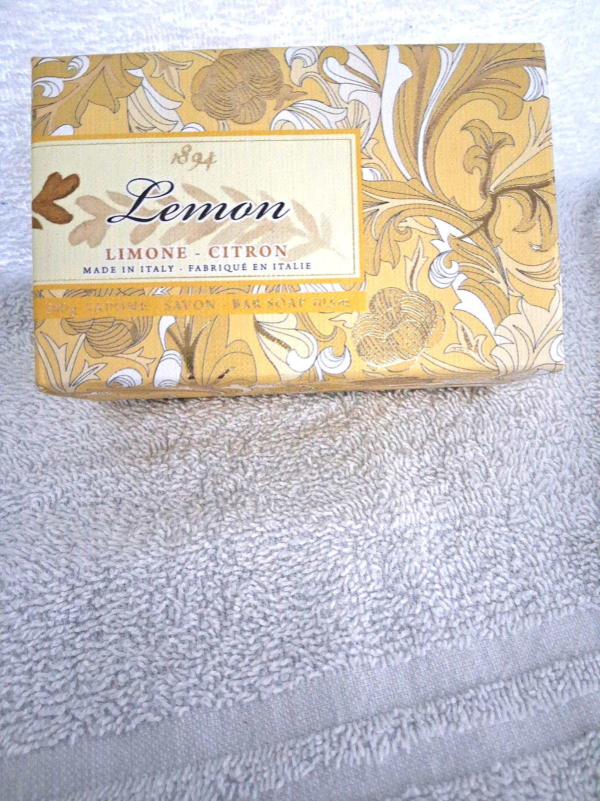 Saponerie Mario Fissi Lemon Citron Fine Milled Italian Soap