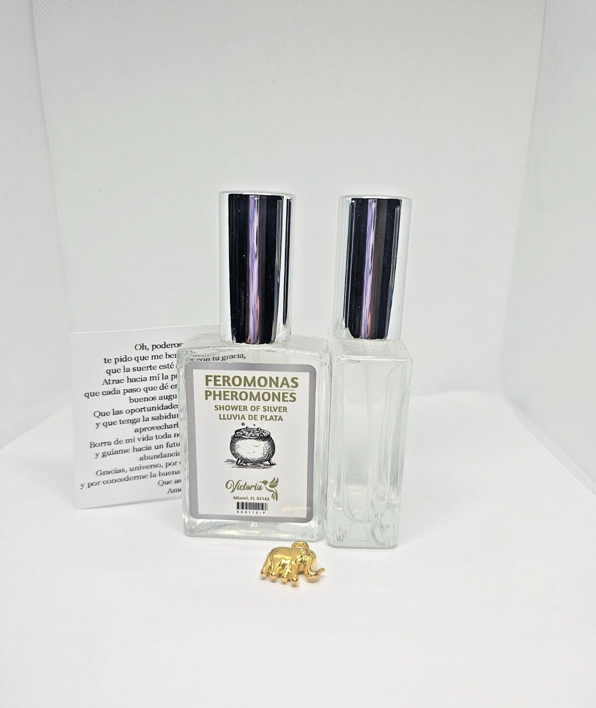 LLUVIA DE PLATA PERFUME FEROMONA SPRAY ATRAE DINERO PROSPERIDAD ABUNDANCIA 1PC