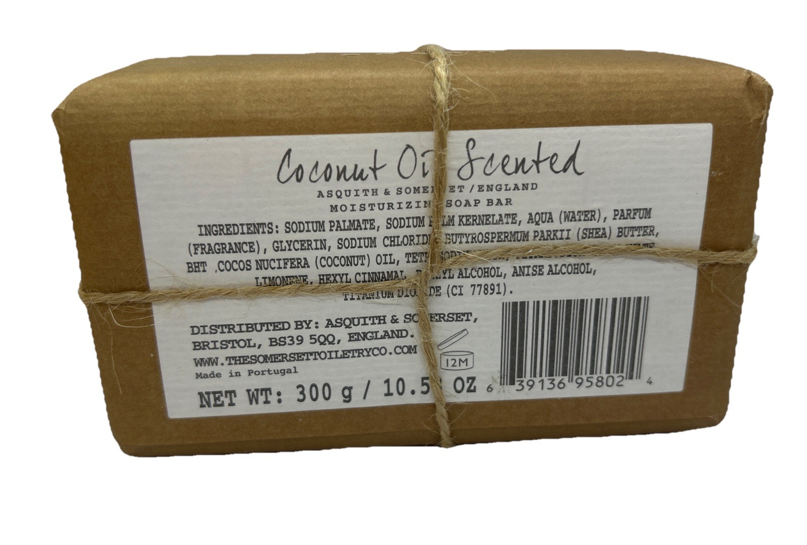 asquith & somerset England Coconut Oil bar Soap 10.58 oz x2Bar Soap