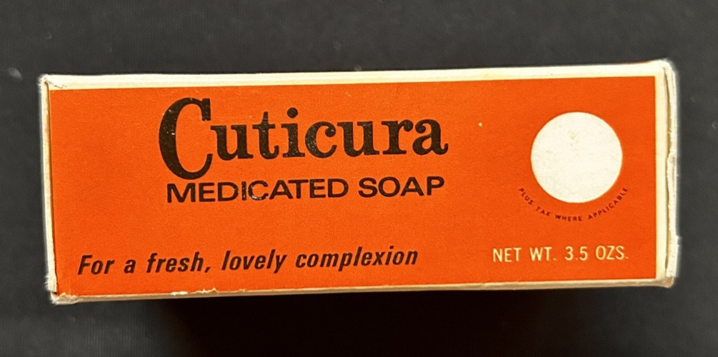 Vtg Cuticura Soap Origional Formula Medicated Soap Removes Acne Antibacterial