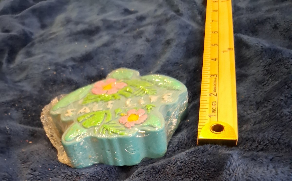 Handcrafted Sea Turtle Goat’s Milk Soap Bar Watermelon Scented Salt Life Design