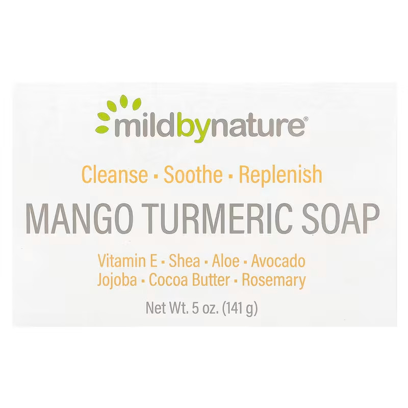 Mild By Nature, Mango Turmeric Soap Bar, 5 oz (141 g)