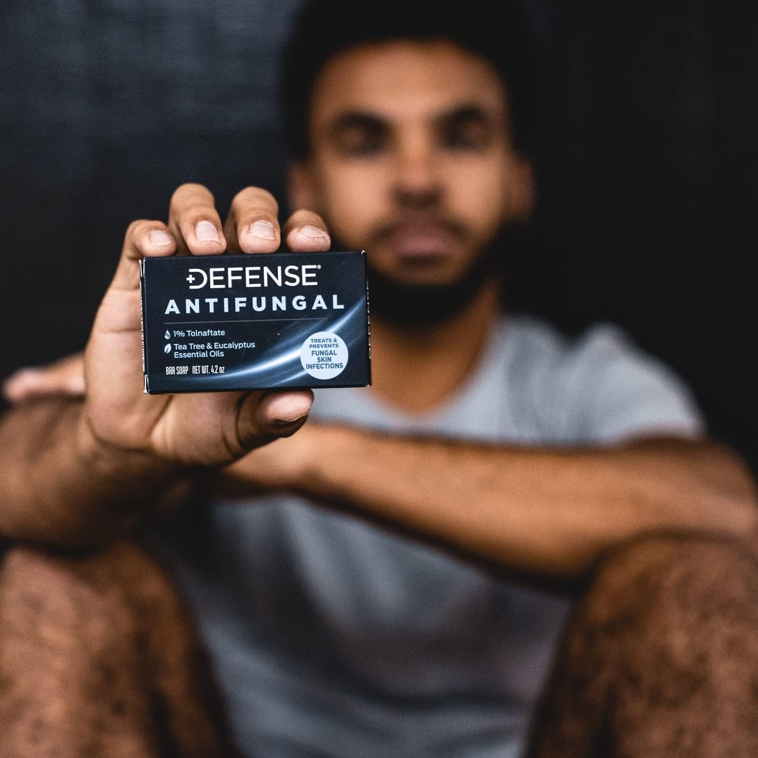 Travel-Friendly Antifungal Soap Bar | Snap-Tight Case for Jock Itch & Ringworm