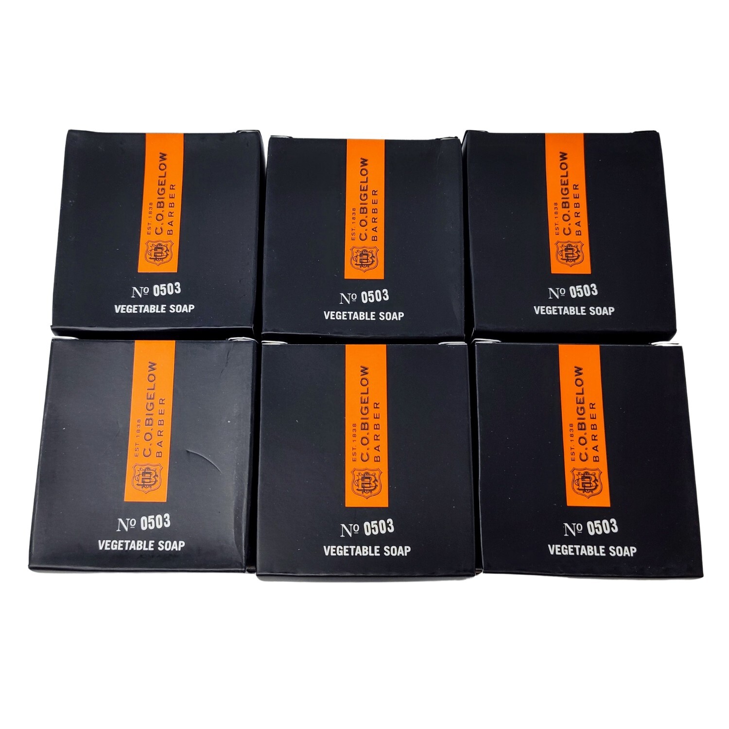 C.O. Bigelow Black Pepper Soap 45g (1.6oz) Set of 6 New