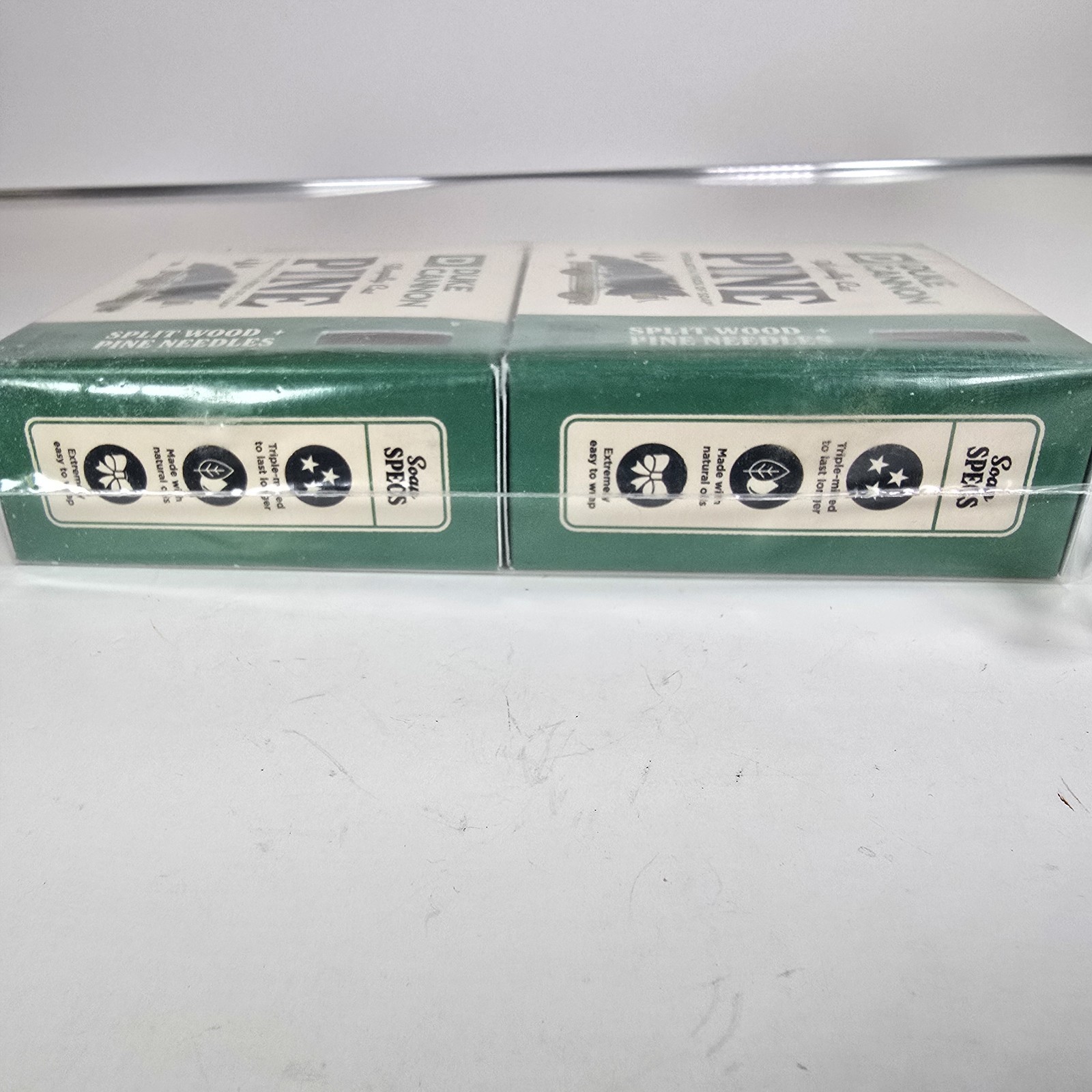Duke Cannon Illegally Cut Pine Soap Lot of 2 Everlasting Puck 5oz Sealed