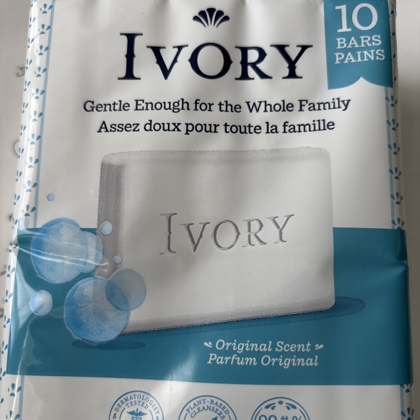 Ivory Gentle Bath Bar Soap, Family Pack, Designed for Whole Family, 99.44% Pure