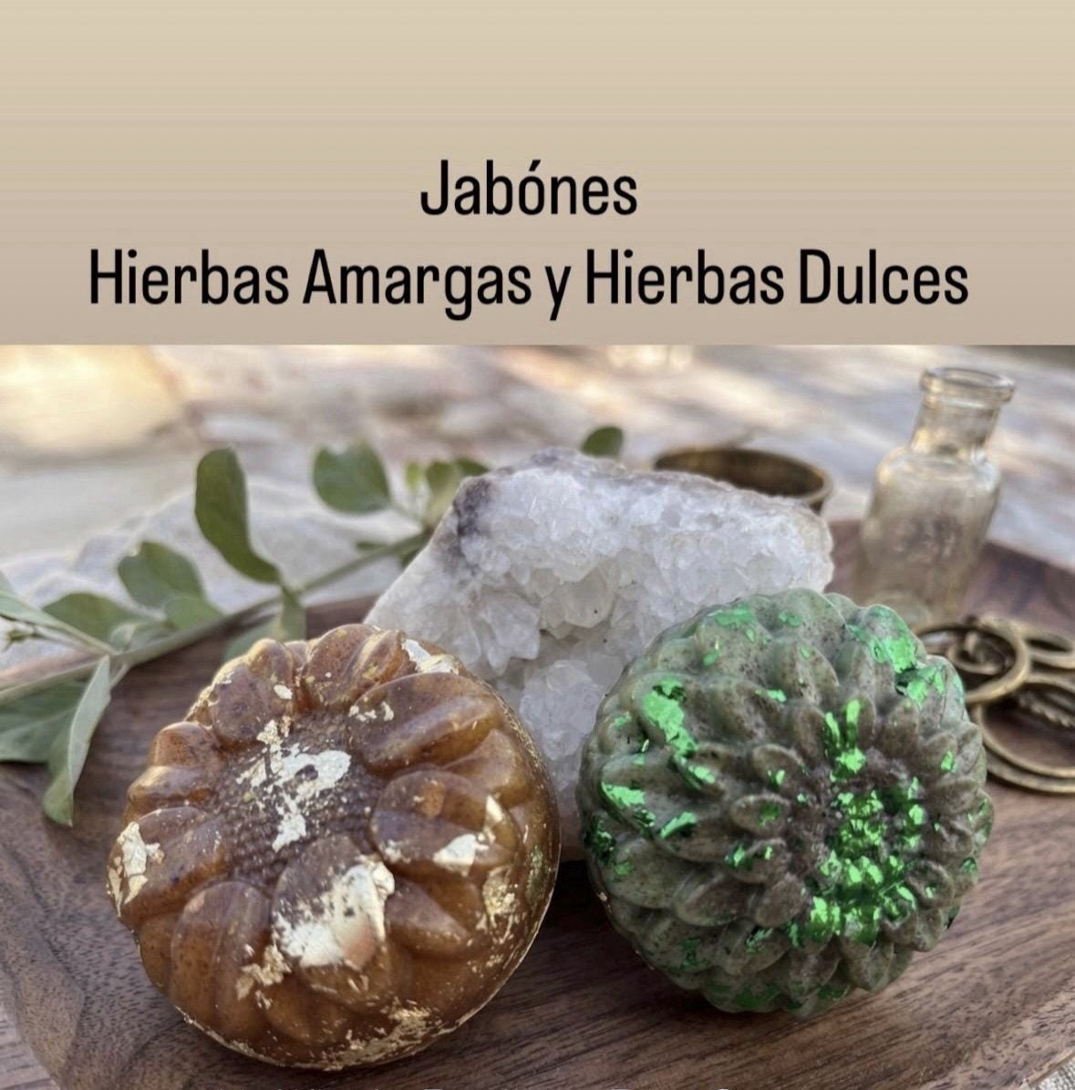 Hierbas Amargas y Hierbas Dulces Herbal Soap Set, jabones Espirituales